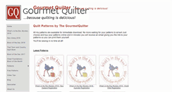 Desktop Screenshot of gourmetquilter.com